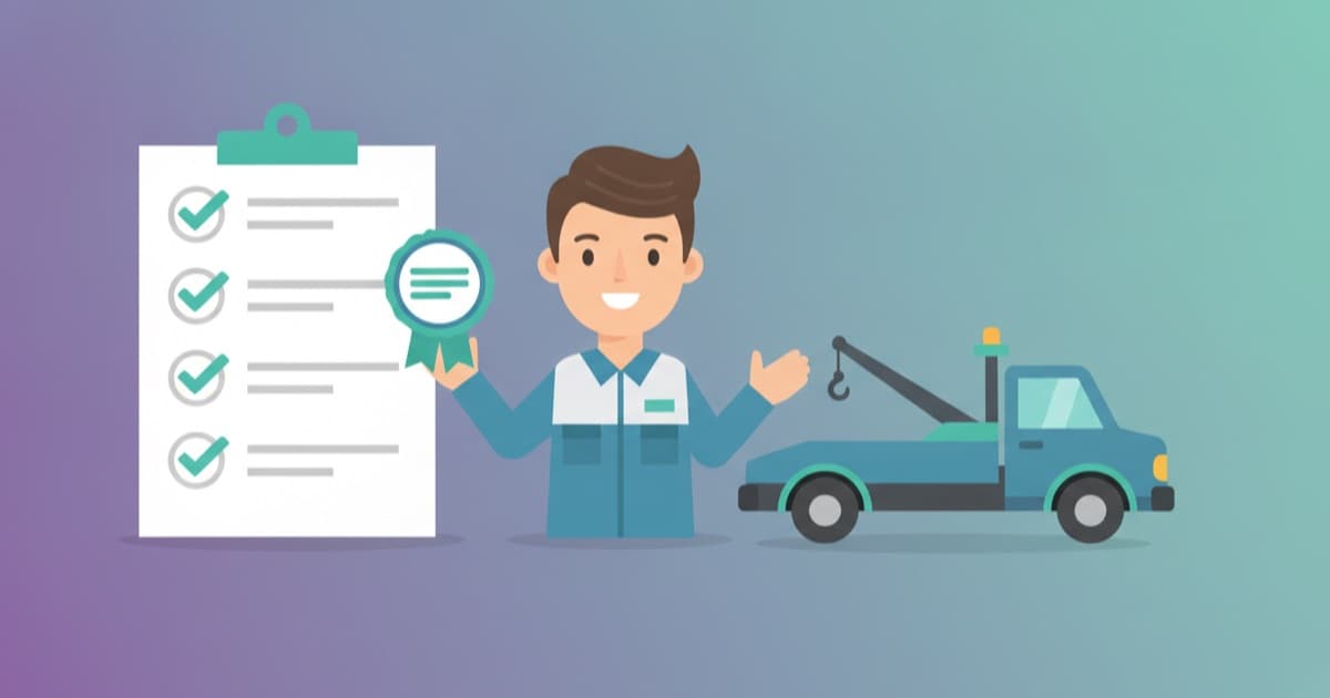 Checklist pour choisir un épaviste agréé avec dépanneuse