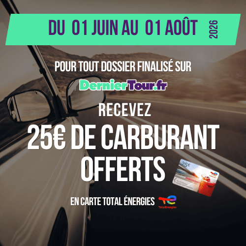 Carte Cadeau TotalEnergies 25 € offerte par Dernier Tour